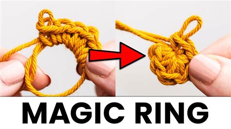 Image result for YouTube Crochet Magic Ring Tutorial