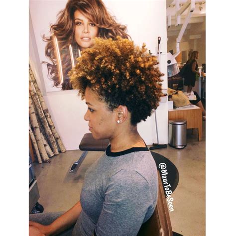 Tapered Mohawk #hybrid | Tapered natural hair, Tapered natural hair cut ...
