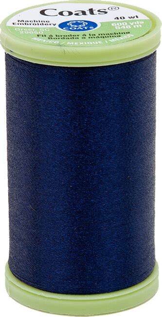 Coats Machine Embroidery Thread 600yds