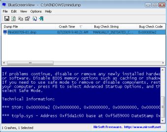 BlueScreenView download free for Windows 10 64/32 bit - PC Crash ...