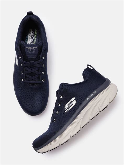 Skechers Men Navy Blue D'LUX WALKER - MEERNO Sneakers - Price History