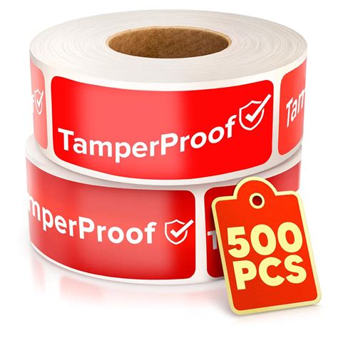 Reluen 500-Pack Tamper Proof Stickers 1x3 – Strong India | Ubuy