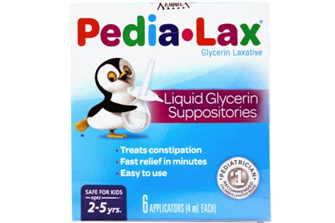 Fleet Children's Pedia-Lax Liquid Glycerin Suppositories -- 6 Suppositories - Walmart.com