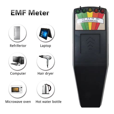 Snapklik.com : Ghost Hunting Paranormal Equipment Handheld 5 LED EMF ...