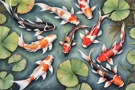 Buy Koi Fish Feng Shui Art for Wealth & Prosperity | USA Delivery ...
