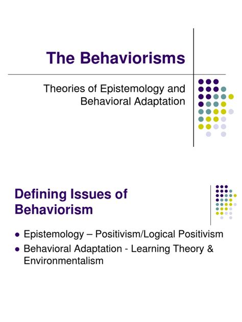 Types of Behaviorism 的图像结果