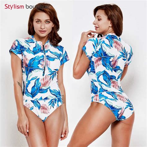 Womens one piece rash guard swimsuit - Fashion trends for 2020, apparel ...