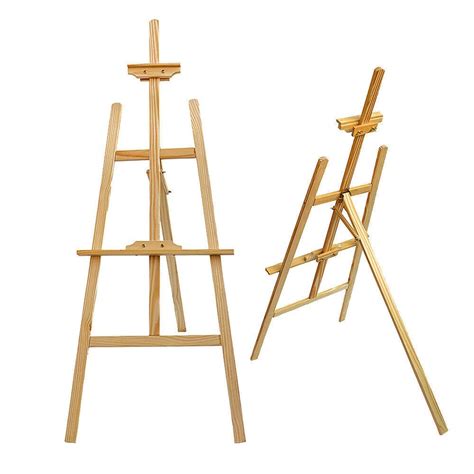 R H lifestyle Studio Frame Wooden Artist Easel with Adjustable Tray ...