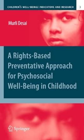 Buy A Rights-Based Preventative Approach for Psychosocial Well-being in ...