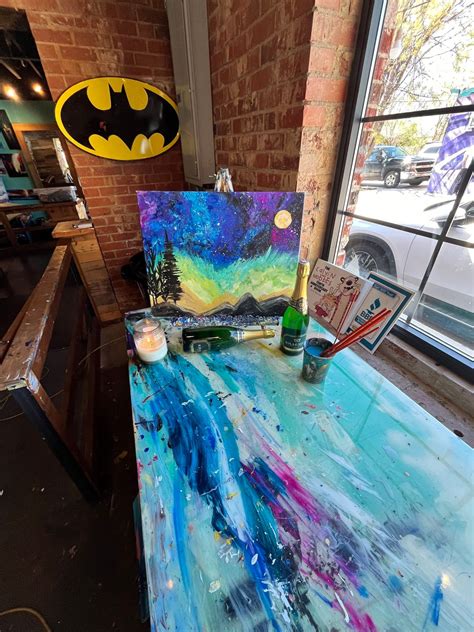 $1 Mimosas. Best adult paint party of all time! Step by step. , Paint N ...