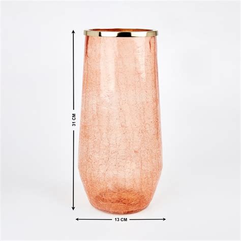 Buy Brian Macia Glass Crackle Vase from Home Centre at just INR 1399.0