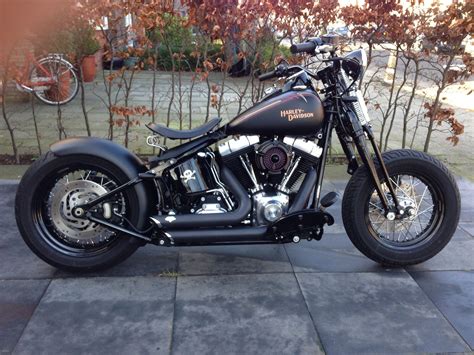 Harley Crossbones Custom Adjusted: rear swing arm fender, solo seat ...