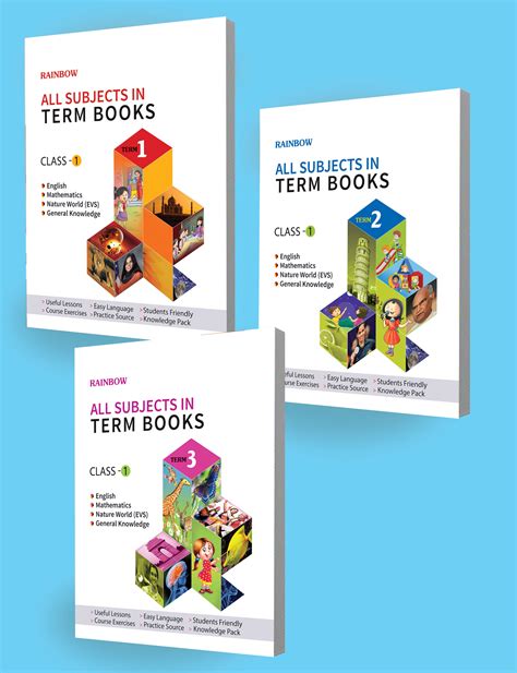 Rainbow - Class 1 Term Books 1,2,3 | Vikram Books