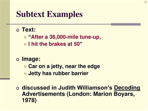 Image result for Subtext Example