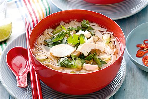 Vietnamese Chicken Pho Soup Recipe Pho Ga Vietnamese Noodle Soup