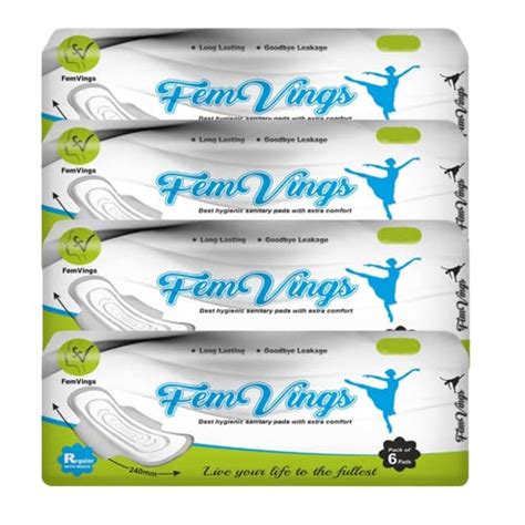 Buy FEMVINGS Soft Cover Regular Ultra Clean Sanitary Pads for Women ...