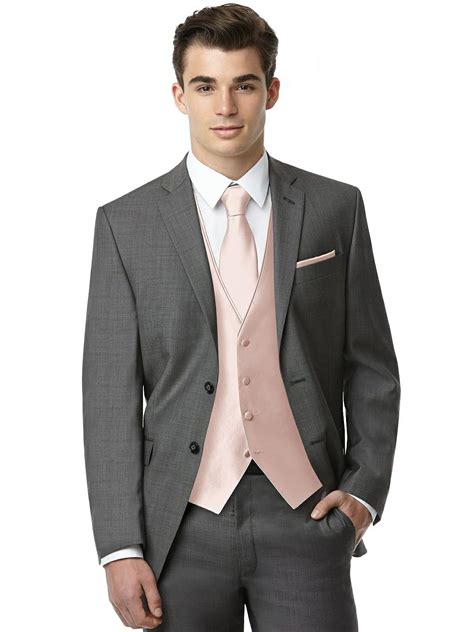 Classic Yarn-Dyed Tuxedo Vest by After Six | Tuxedo vest, Wedding suits ...