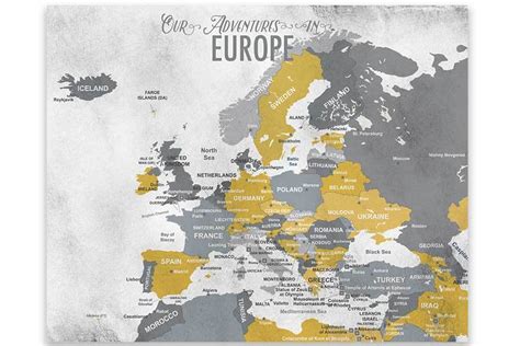Europe Map Poster 的图像结果