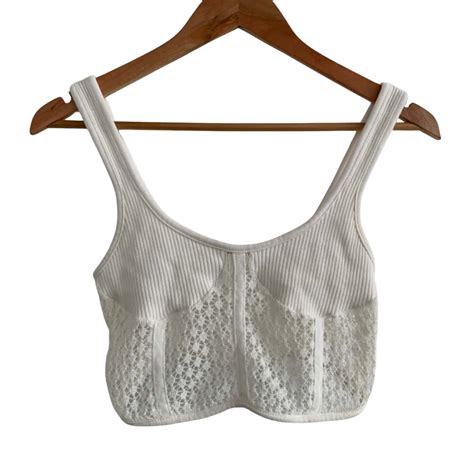 Zara Small White Lace Top(s)