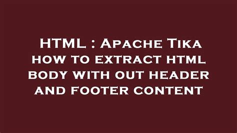 Image result for How to Extract HTML File