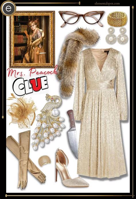 Dress Up Like Mrs. Peacock from Clue - Elemental Spot | Clue costume ...