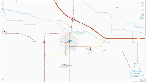 Twin Falls, Idaho Map