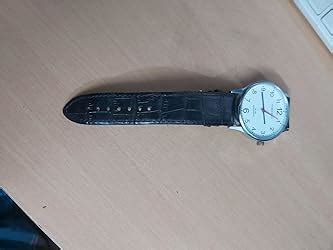 TIMEWEAR Analog White Number Dial Brown Leather Strap Watch for Men ...