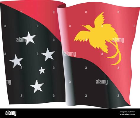Flag country papua new guinea hi-res stock photography and images - Alamy