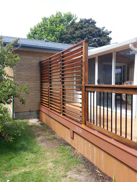 Deck privacy screens - rightvillage