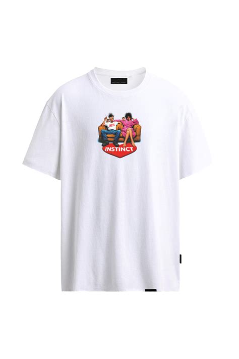 Shameless - Relaxed Fit Tshirt (White)