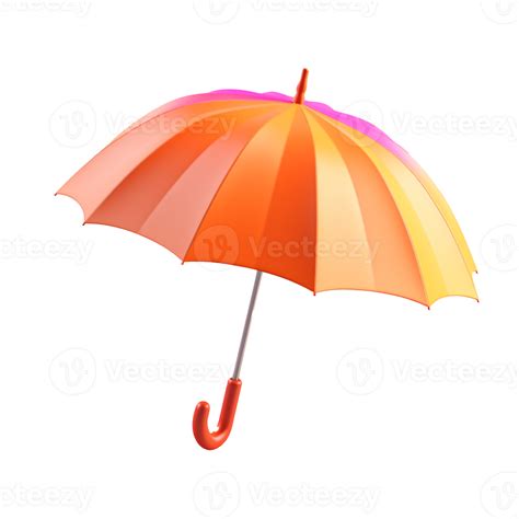 umbrella in 3D style trending color palette with 23886813 PNG