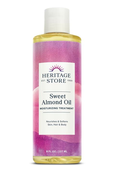 Heritage Store Sweet Almond Oil -- 8 fl oz - Vitacost