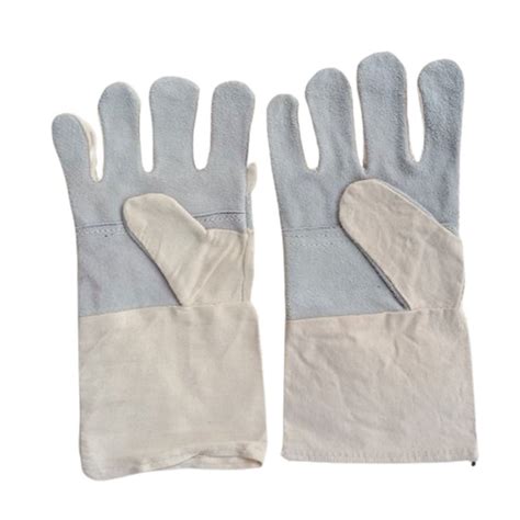 Chrome Canvas Leather Hand Gloves-Super Safety Services