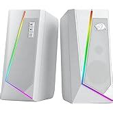 Redragon GS520 Anvil RGB Desktop Speakers, 2.0 Channel PC Computer ...