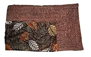 Buy ANIMON Traditional Rajasthani Floral Work Velvet Double Bed Quilt ...