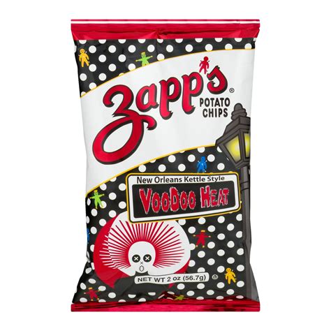 Zapp's New Orleans Kettle Style Potato Chips Voodoo Heat, 2.0 OZ ...