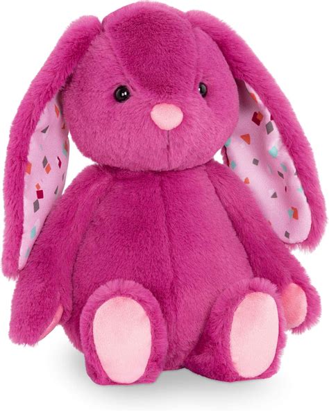 Amazon.com: B. toys- B. softies- 12" Plush Bunny- Super Soft Stuffed ...