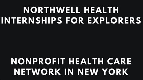 Northwell Health Internships 2026 New Prospects - Internship Sphere