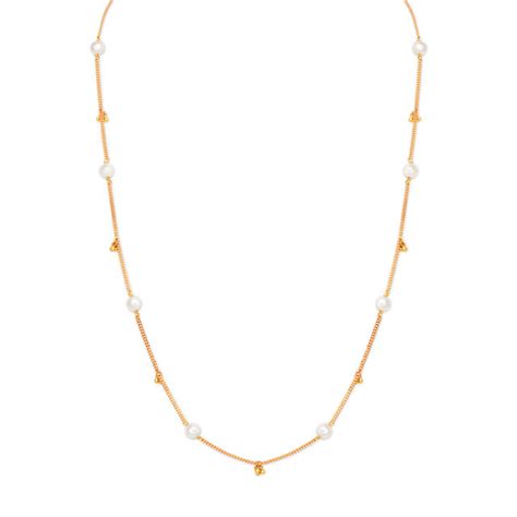 Charming Stone Studded Gold Chain