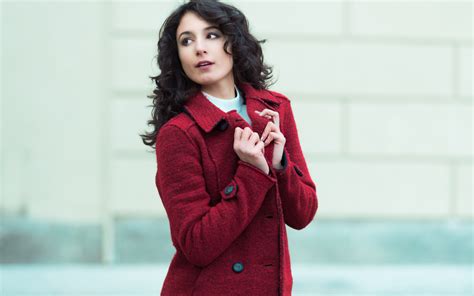 Download wallpaper face, model, coat, Alice, section girls in ...