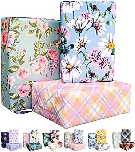 Aakar Pack of 5, Gift Wrapping Paper, 29 x 19 inches, colorful gift ...