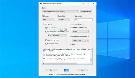 Flash Memory Format Tool 的图像结果