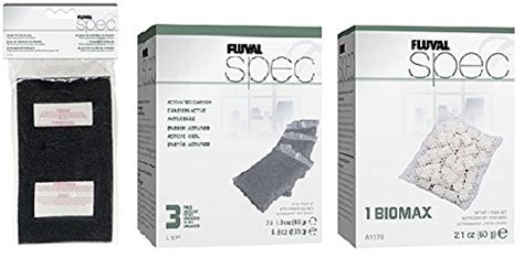 Fluval SPEC Replacement Filter Kit - Includes: Fluval SPEC Replacement ...