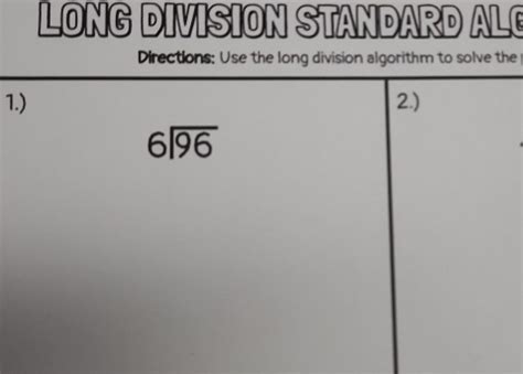 Image result for Long Division Algorithm