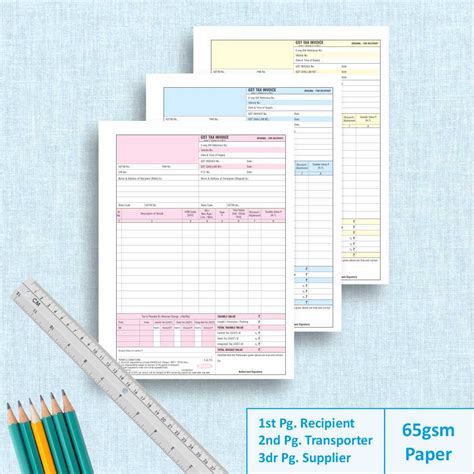 Anupam Tax Invoice Bill Book – Perforated Cash Memo-Approval Slip-Esti