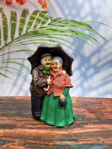 Phirki Studio Old Couple Sitting On Chair Showing Love is Growing with ...