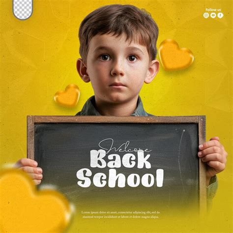 Back to school social media banner or instagram post template | Premium ...