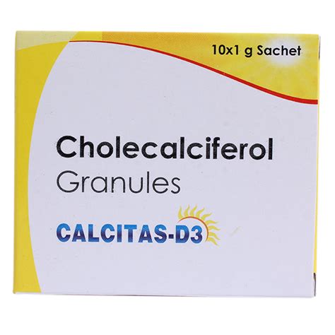 Calcitas-D3 Granules 1 gm | Uses, Side Effects, Price | Apollo Pharmacy