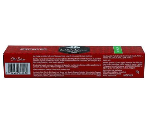 Old Spice Lather Shave Cream - Fresh Lime, 70 g Tube – Panchamrutha