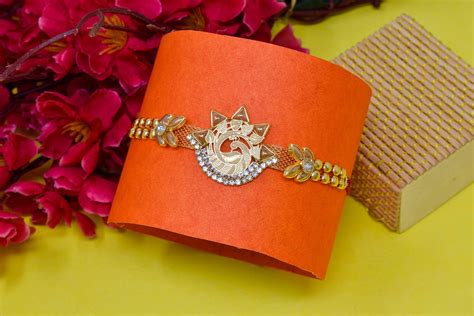 Mor Design Bracelet Rakhi - Rakhi for Brother/Kids – Meira Jewellery